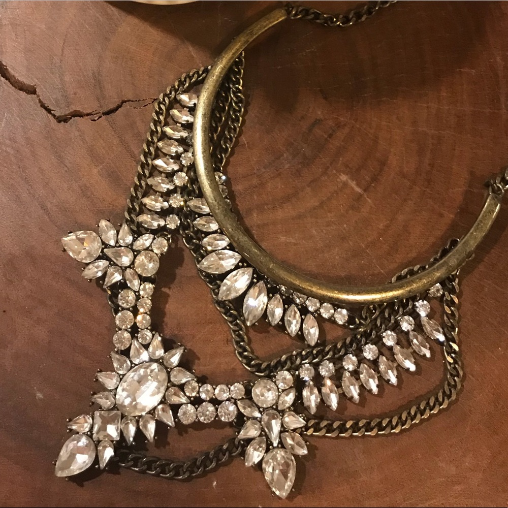 Zara Jeweled Statement Necklace